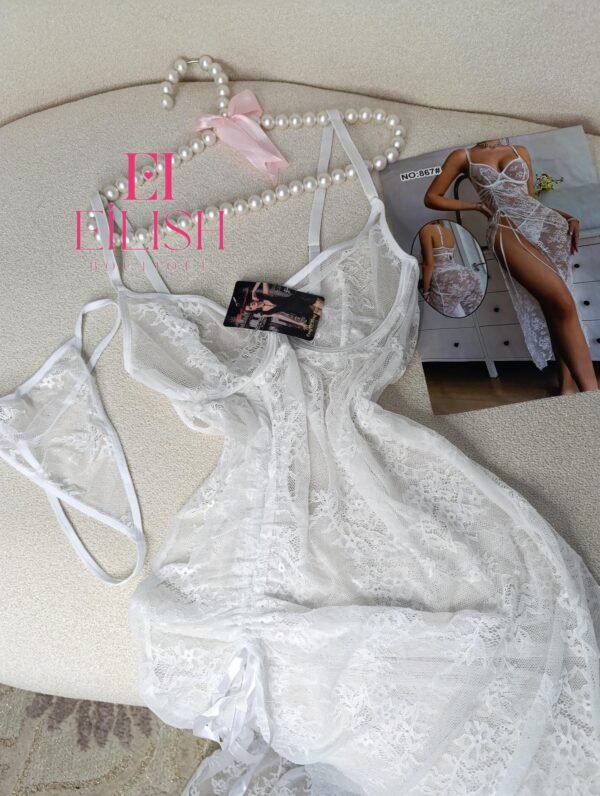 قميص نوم دانتيل نسائي فاخر