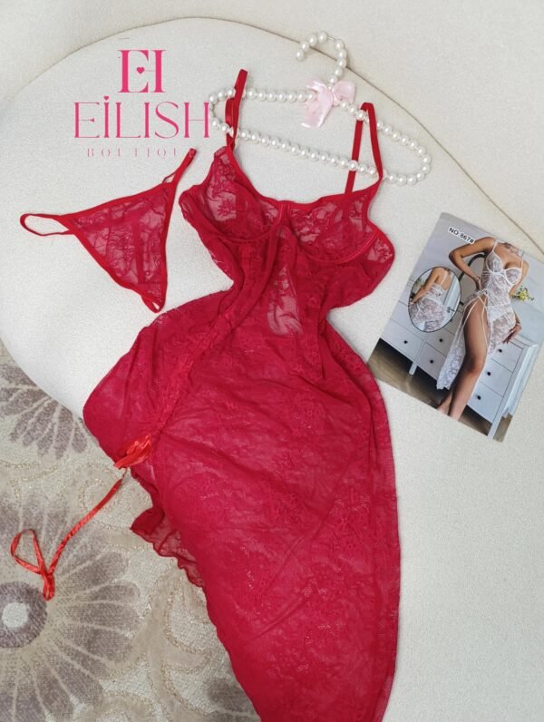 قميص نوم دانتيل نسائي فاخر