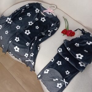 Pyjama boutonnière fleur la marque BBS